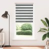 Store zèbre gris foncé largeur du tissu 95,9 cm polyester 