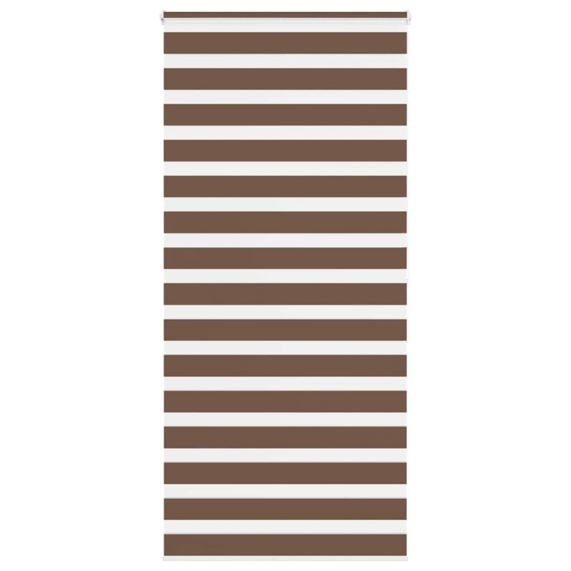 Store zèbre marron 100x200 cm largeur du tissu 95,9cm polyester 