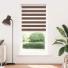 Store zèbre marron 100x200 cm largeur du tissu 95,9cm polyester 
