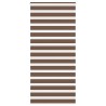 Store zèbre marron 95x230 cm largeur du tissu 90,9 cm polyester 