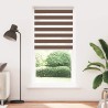 Store zèbre marron 95x230 cm largeur du tissu 90,9 cm polyester 