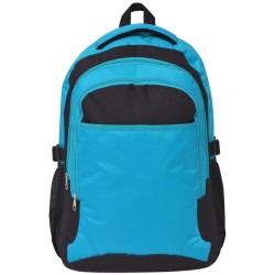 Sac à dos d'école 40 L noir et bleu 