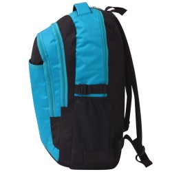 Sac à dos d'école 40 L noir et bleu 