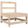 Salon de jardin 4 pcs bois massif de pin 