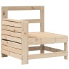 Salon de jardin 4 pcs bois massif de pin 