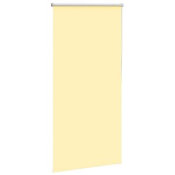 Store enrouleur occultant jaune largeur du tissu 60,7 cm 