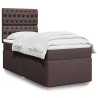 Sommier à lattes de lit avec matelas Marron foncé 90x200 cm 