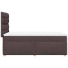 Sommier à lattes de lit avec matelas Marron foncé 90x200 cm 