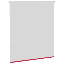 Store enrouleur occultant rouge largeur du tissu 136,6 cm 