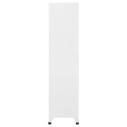 Armoire à casiers Gris clair et gris foncé 90x45x180 cm Acier 