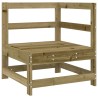 Salon de jardin 6 pcs bois de pin imprégné 