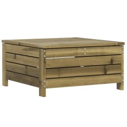 Salon de jardin 6 pcs bois de pin imprégné 