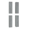 Meubles TV 4 pcs Sonoma gris 30,5x30x110 cm Bois d'ingénierie 