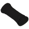 Corde de travail Noir 3 mm 100 m Polyester 