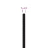 Corde de travail Noir 3 mm 100 m Polyester 