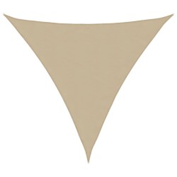 Voile d'ombrage beige 2x2x2 m 100 % polyester oxford 