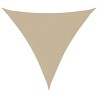 Voile d'ombrage beige 2x2x2 m 100 % polyester oxford 