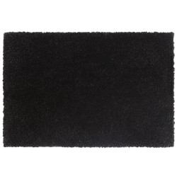 Tapis de porte 2 pcs noir 40x60 cm fibre de coco touffeté 