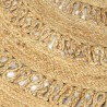 Tapis fait à la main Jute tressée 90 cm 