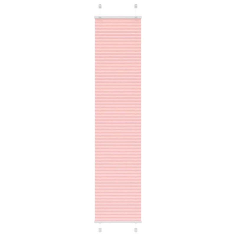 Store plissé rose 45x200 cm largeur du tissu 44,4 cm polyester 