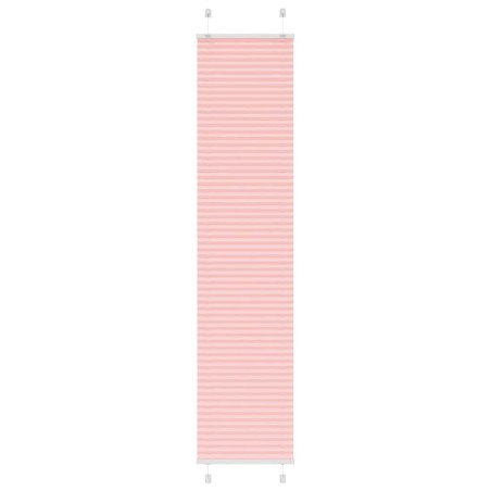 Store plissé rose 45x200 cm largeur du tissu 44,4 cm polyester 