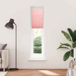 Store plissé rose 45x200 cm largeur du tissu 44,4 cm polyester 