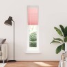 Store plissé rose 45x200 cm largeur du tissu 44,4 cm polyester 