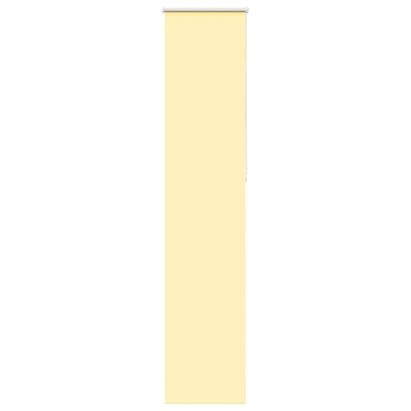 Store enrouleur occultant jaune largeur du tissu 35,7 cm 