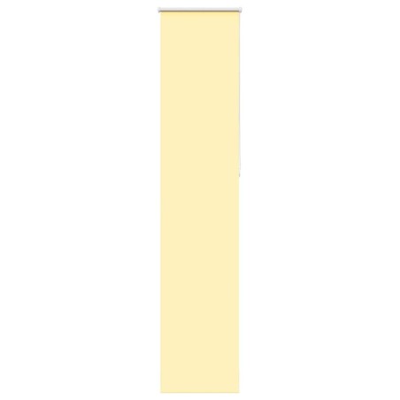 Store enrouleur occultant jaune largeur du tissu 35,7 cm 
