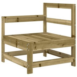 Salon de jardin 6 pcs bois de pin imprégné 