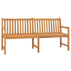 Banc de jardin 180 cm bois de teck solide 