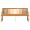 Banc de jardin 180 cm bois de teck solide 