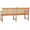 Banc de jardin 180 cm bois de teck solide 