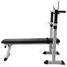 Banc d'entraînement et support de poids jeu d'haltères 60,5 kg 