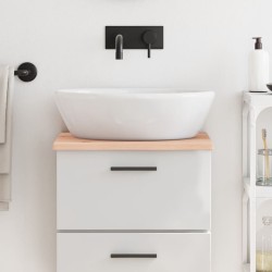 Comptoir de salle de bain 40x30x2 cm bois massif non traité 
