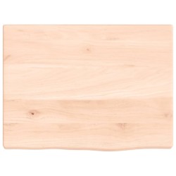 Comptoir de salle de bain 40x30x2 cm bois massif non traité 