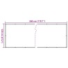 Écran d'intimité de balcon aspect pierre 300x120 cm PVC 