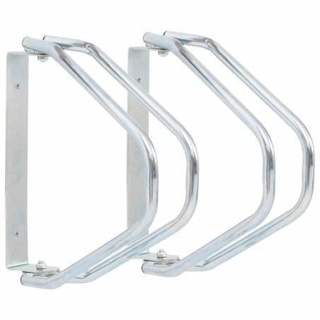 Support de bicyclette mural 2 pcs acier galvanisé 