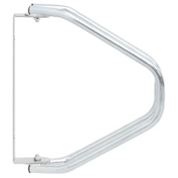 Support de bicyclette mural 2 pcs acier galvanisé 