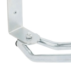 Support de bicyclette mural 2 pcs acier galvanisé 
