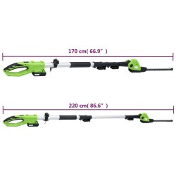 Set outils électriques jardin sans fil 3pcs chargeurs/batteries 