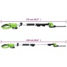 Set outils électriques jardin sans fil 3pcs chargeurs/batteries 