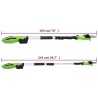 Set outils électriques jardin sans fil 3pcs chargeurs/batteries 