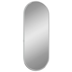 Miroir mural Argenté 40x15 cm Ovale 