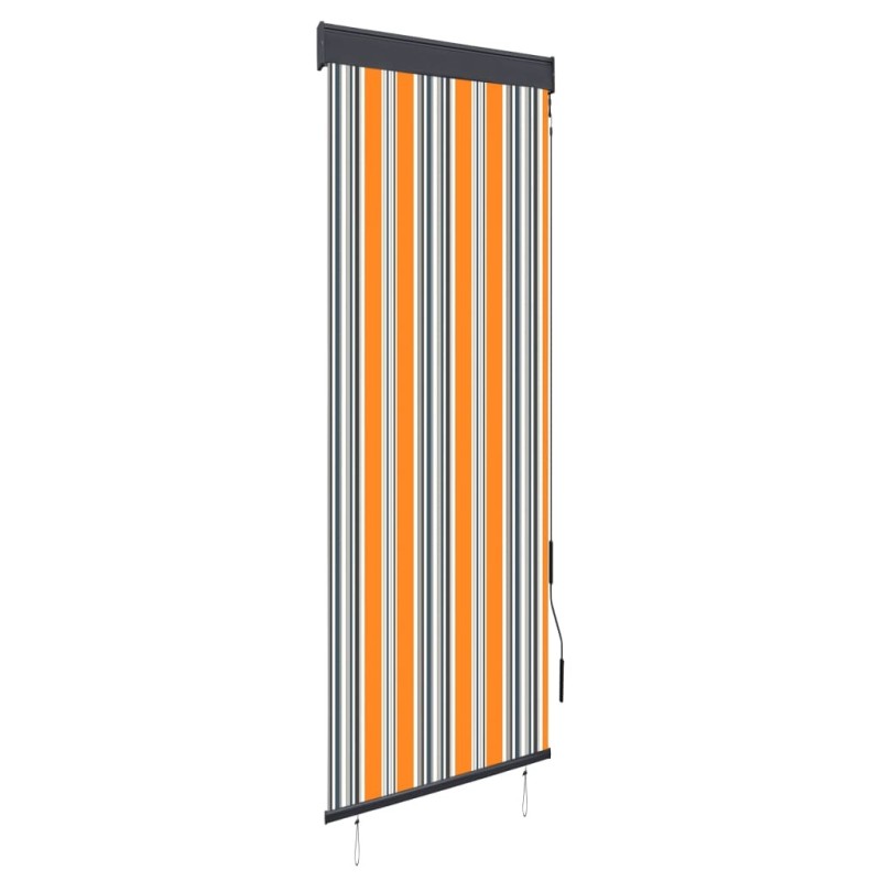 Store roulant d'extérieur 60x250 cm Jaune et bleu Store roulant d'extérieur 60x250 cm Jaune et bleu