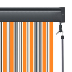 Store roulant d'extérieur 60x250 cm Jaune et bleu 