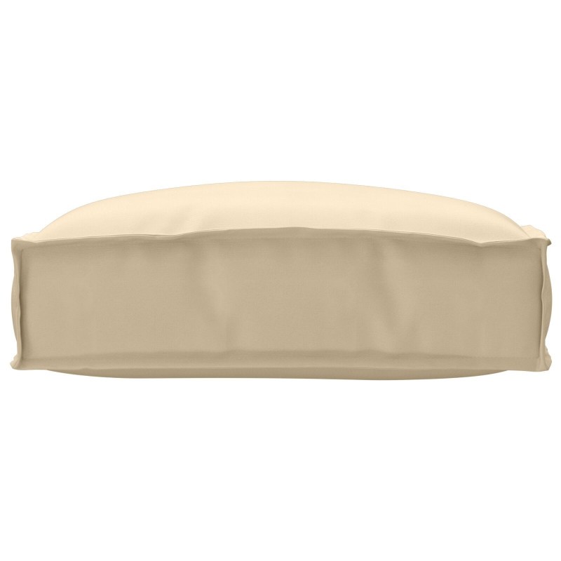Coussin de palette pour siège Beige 50x50x12 cm Tissu Oxford 