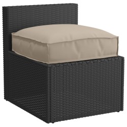 Coussin de palette pour siège Taupe 50x50x12 cm en tissu Oxford 