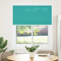 Store plissé vert pétrole 120x100cm largeur du tissu 119,4cm 