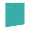 Store plissé vert pétrole 120x100cm largeur du tissu 119,4cm 